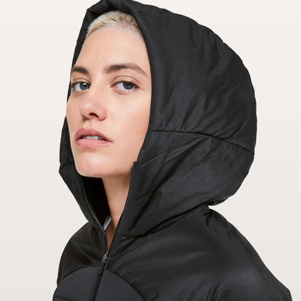 warm yet lightweight Lululemon winter "Down For It All" coat
